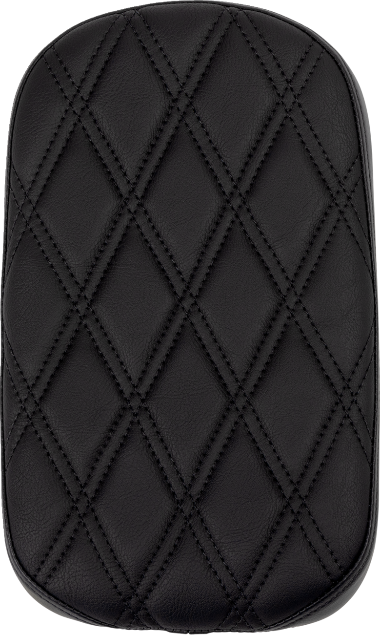 Rear Solo Seat - Wide - Double Diamond - Black Stitch - FLH/FLT '97-'23