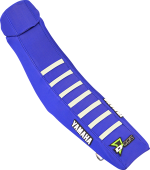 Seat Cover - 17 Star - Blue w/ White Ribs - YZ '22-'26