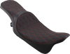 Predator 2-Up Seat - Double Diamond - Red Stitching - FL '08-'23 - view 1