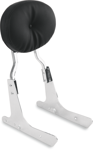 Oval Sissy Bar Pad - Black - Pillow - 2" Thick