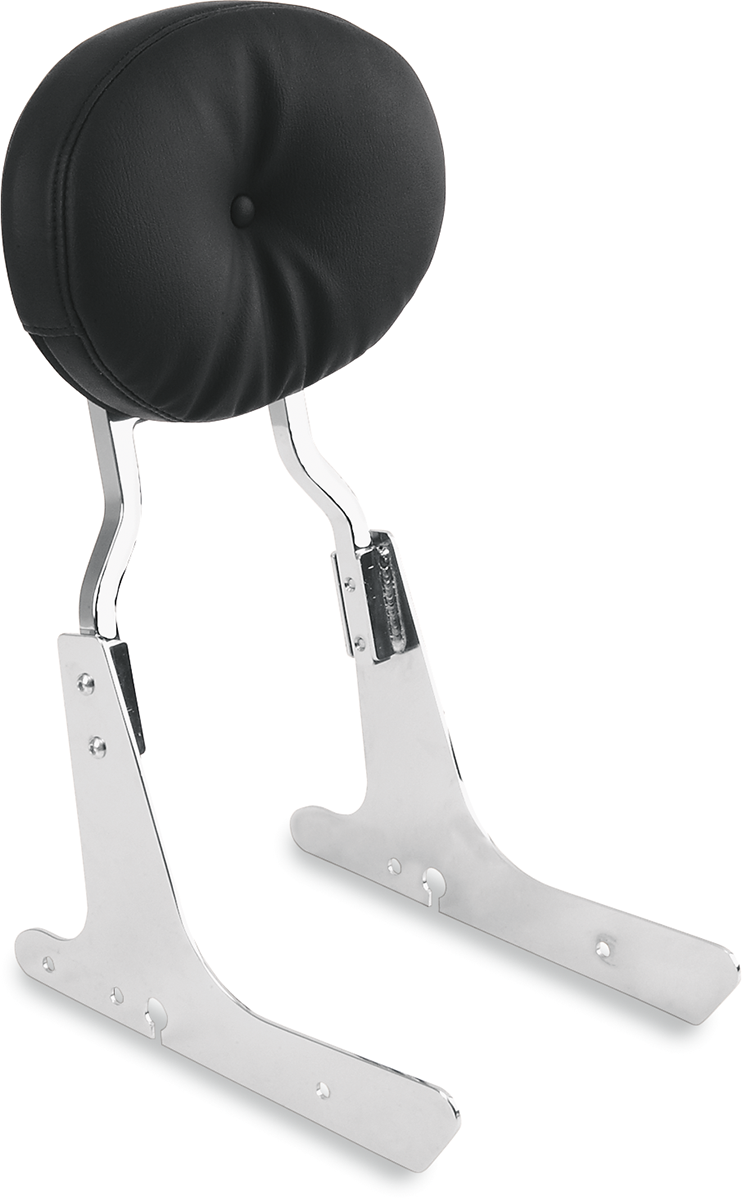 Oval Sissy Bar Pad - Black - Pillow - 2" Thick