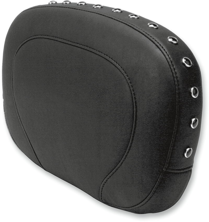 Passenger Backrest Pad - Smooth - Black Studs - FLHR/FLHX '94-'21