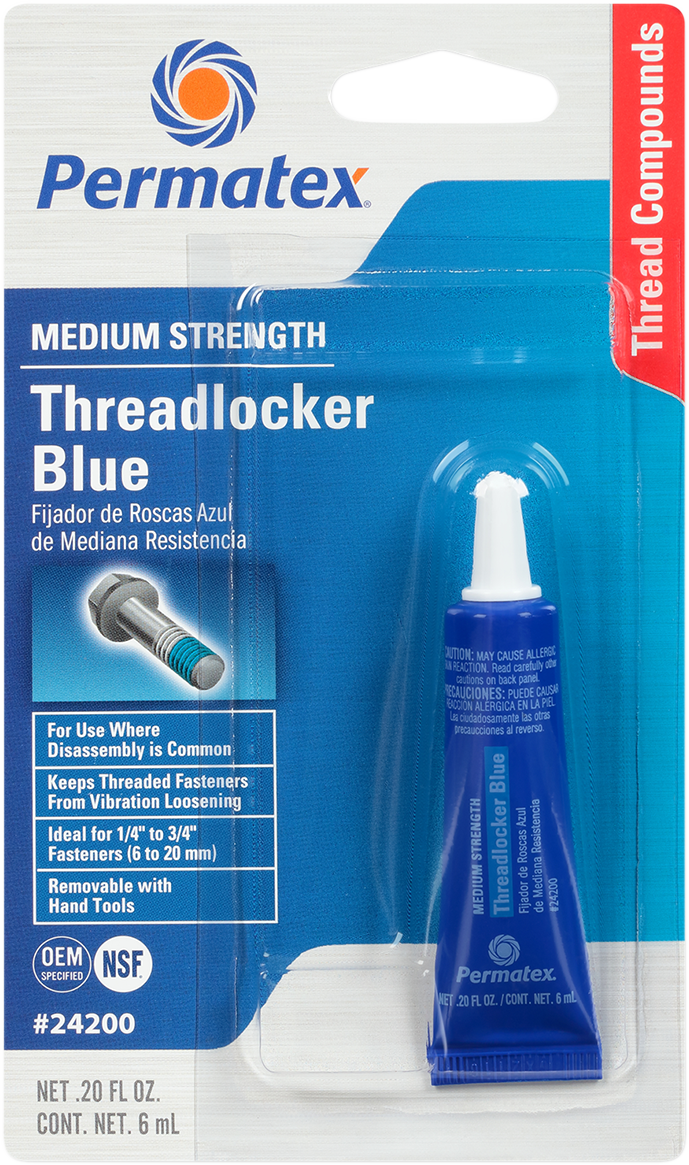 242 Threadlocker - Blue - 0.2 US fl oz.