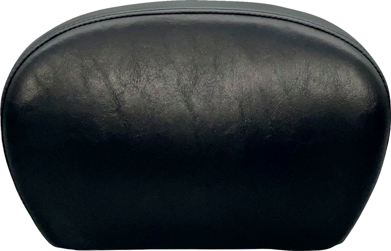 Sissy Bar Pad - Large - Smooth - Shiny Black