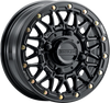 Wheel - Omega Beadlock - Front/Rear - Black with Gloss Black Ring - 15x6 - 4/137 - +40 mm - view 1