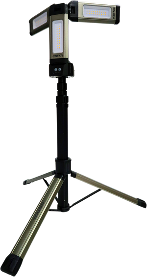 Shop Light w/Tripod - Work Area/Mobile - 2000 Lumens - Rechargeable