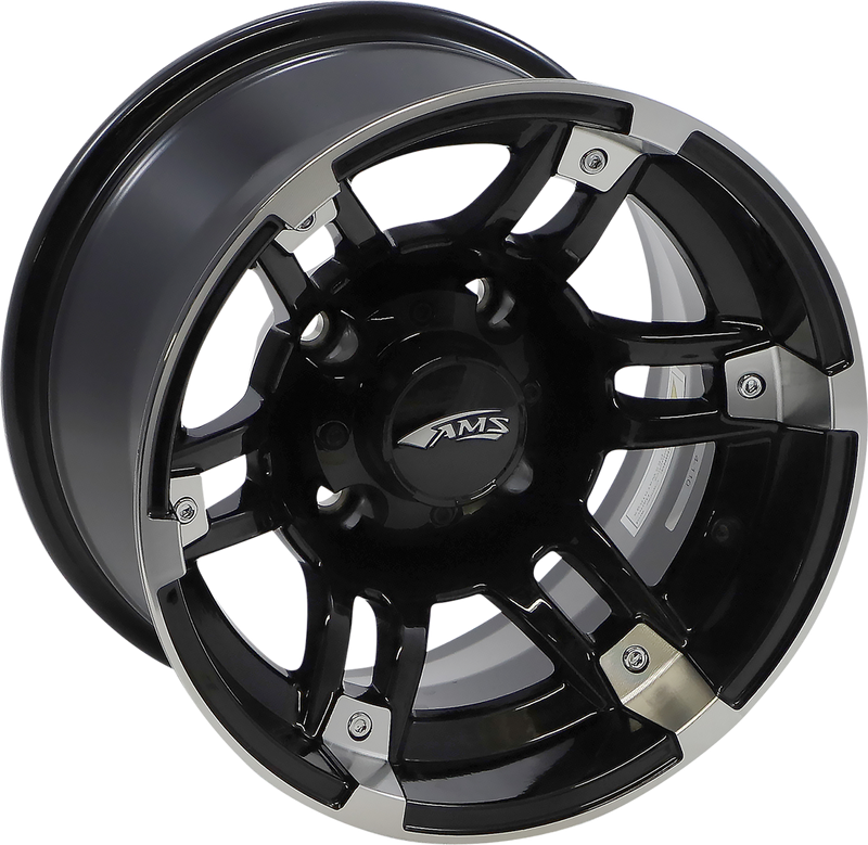 Wheel - Roll'n 104 - Rear - Machined Black - 12x7 - 4/110 - 2+5