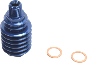 Rear Brake Caliper Cooler - Blue