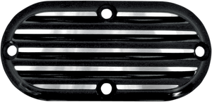 Inspection Cover - Finned - Black/Silver