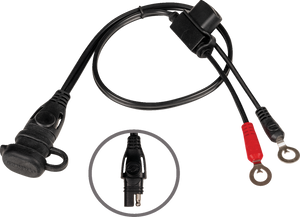 Battery Lead with Ring Terminal - 12V - Fused