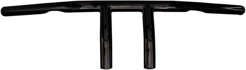 1" T-Bar Handlebar - 4" - Dimpled - Black