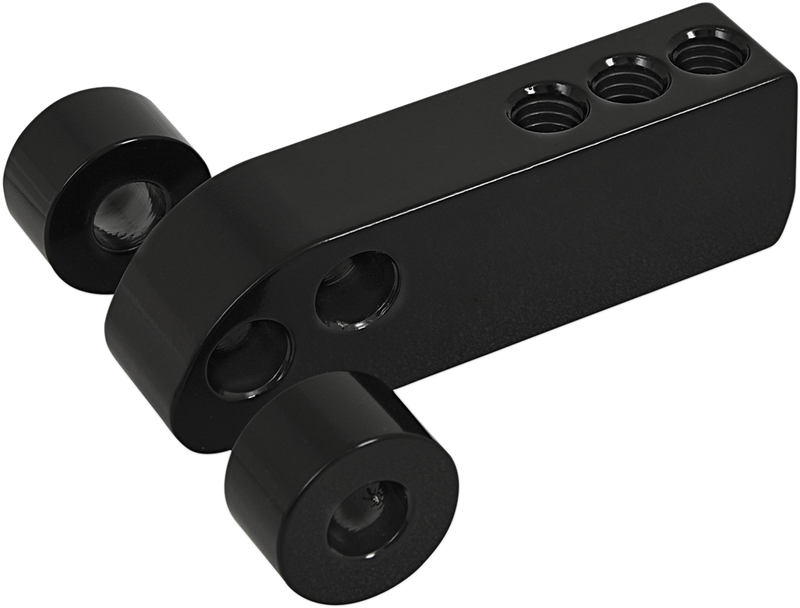 Headlight Mount Extension Block - Black