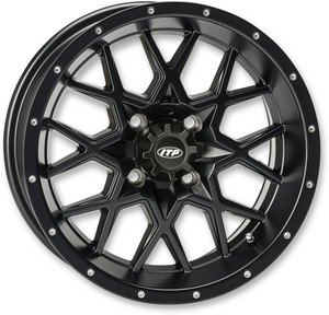 Wheel - Hurricane - Front/Rear - Black - 16x7 - 4/110 - 5+2