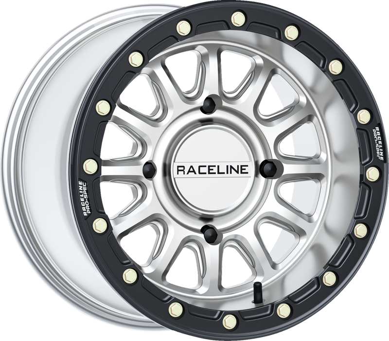 Wheel - Alpha - Front/Rear - Hyper Silver/with Black Ring - 15x10 - 4/156 - +10 mm