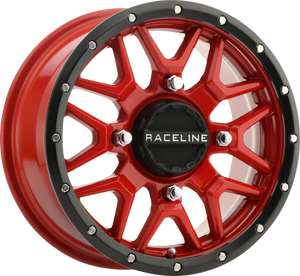 Wheel - Krank - Simulated Beadlock - Front/Rear - Red - 14x7 - 4/137 - 5+2 (+10 mm)