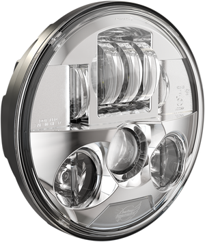 7" Probeam® LED Headlamp - Chrome - Indian