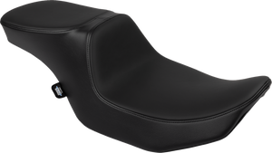 Predator 2-Up Seat - Solar Leather - Smooth - w/o Backrest - FLT/FLH '23-'24