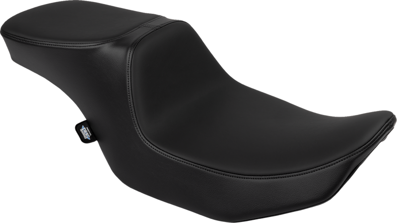 Predator 2-Up Seat - Solar Leather - Smooth - w/o Backrest - FLT/FLH '23-'24