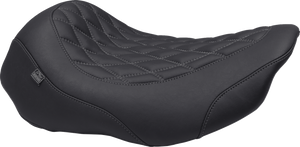 Wide Tripper™ Seat - Solo - Gun Metal Stitching - FLT/FLH '23-'25