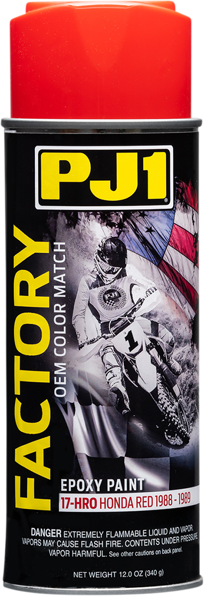 Factory Match Paint - Honda Red '88-'89 - 12 oz. net wt. - Aerosol