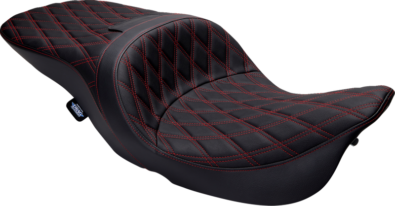 Freedom Seat - Vinyl - Double Diamond Red Stitch - FLH '97-'07