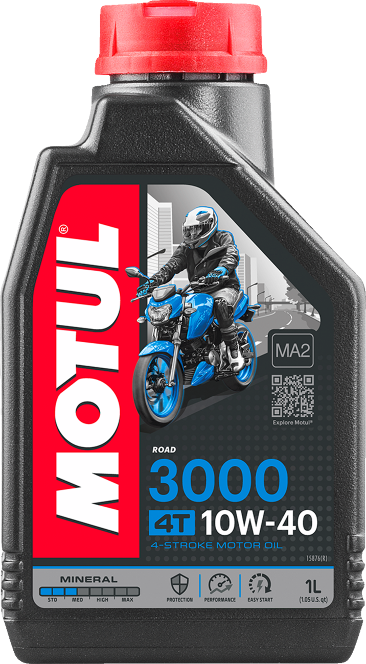 3000 Mineral 4T Engine Oil - 10W-40 - 1 liter
