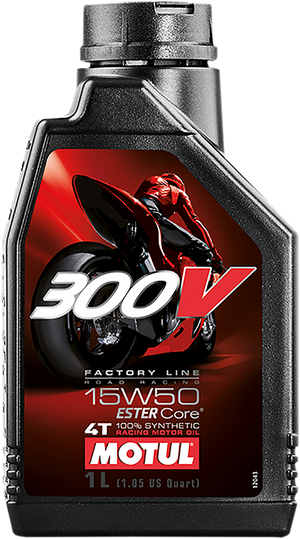 300V Synthetic Ester Oil - 15W-50 - 1L