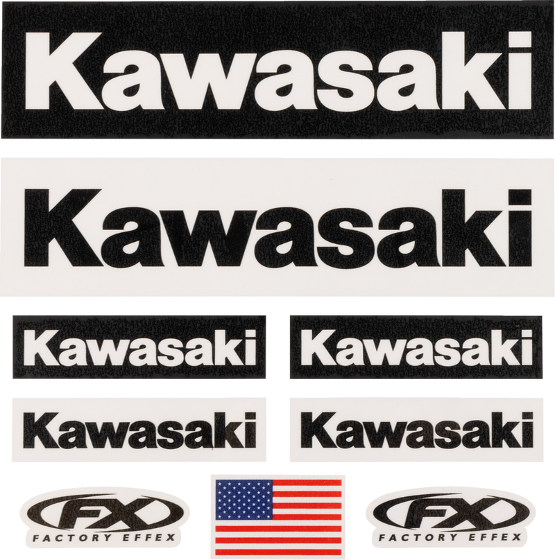 JERSEY IRON ON KIT KAWASAKI