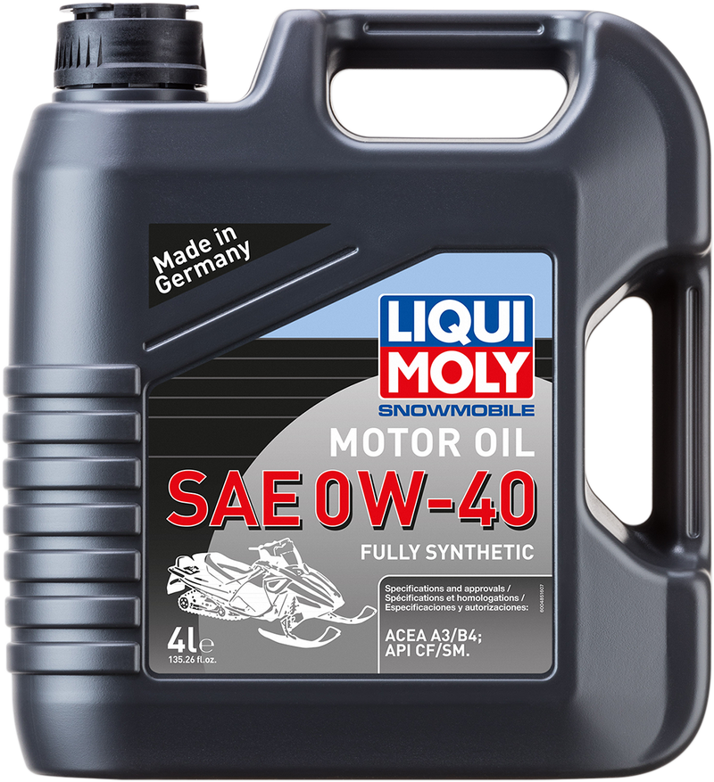 Snowmobile Synthetic Oil - 0W-40 - 4 Liter