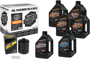 Evolution Mineral 20W-50 Oil Change Kit - Black Filter