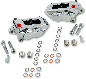 4-Piston Caliper - Dual Disc - Front - Chrome
