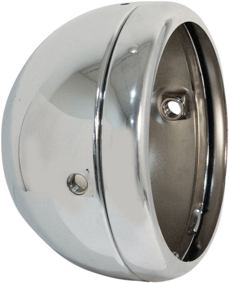 5-3/4" Lucas Style Headlight Shell - Chrome