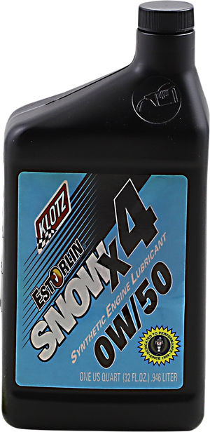 X4 Snow Oil - 0W-50 - 1 U.S. quart