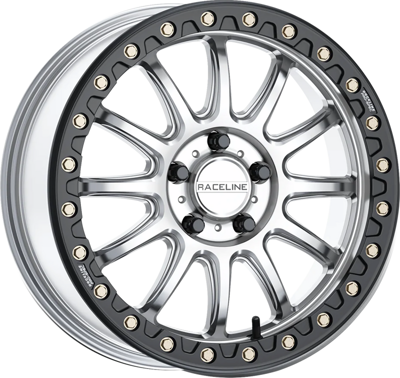 Wheel - Alpha - Front/Rear - Hyper Silver/with Black Ring - 17x7 - 5/4.5 - +40 mm