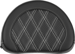 PAD BR CONTOURED CF LS WHT STITCH