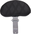 EZ Glide II Backrest - Small - Vinyl - Double Diamond Black Stitch - view 1