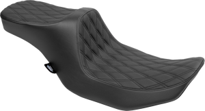 Predator III 2-Up Seat - Vinyl - Double Diamond - Black Stitching - FLT/FLH '23-'24