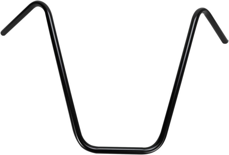 7/8" Chopper Handlebar - Ape Hanger - 18" - Black