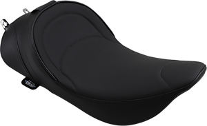 Solo Seat - Mild Stitched - Driver Backrest Compatible - FLH '97-'07