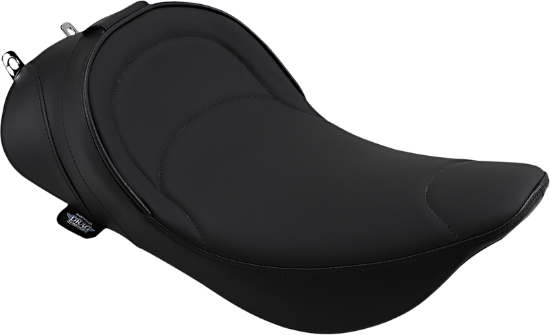 Solo Seat - Mild Stitched - Driver Backrest Compatible - FLH '97-'07