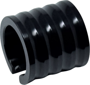 Neutral Switch Cover - Horizontal Milled - Black - Big Twin