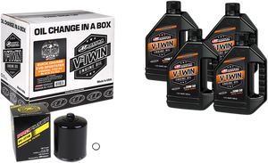 Evo/Sportster Quick Oil Change Kit - Black Filter