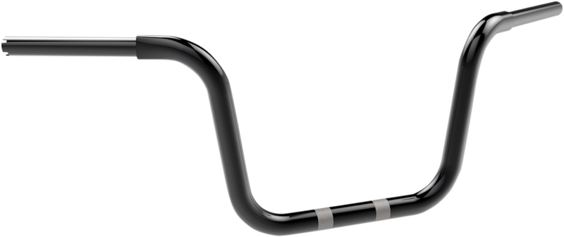 1-1/4" Fat Center Bobber Ape Handlebar - 10" - Black
