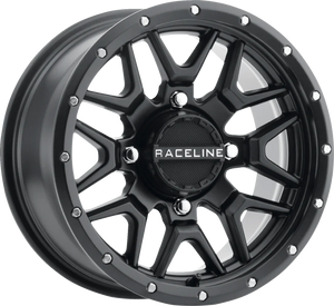 Wheel - Krank - Simulated Beadlock - Front/Rear - Black - 14x7 - 4/137 - 5+2 (+10 mm)