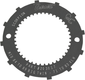 Lock Plate - Clutch Basket - Scorpion - '71-'83 XL/'86-'89 FXR/Softail/Touring