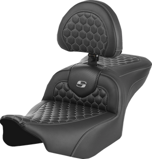 SEAT ROADSOFA HC W/BR GREY STITCH