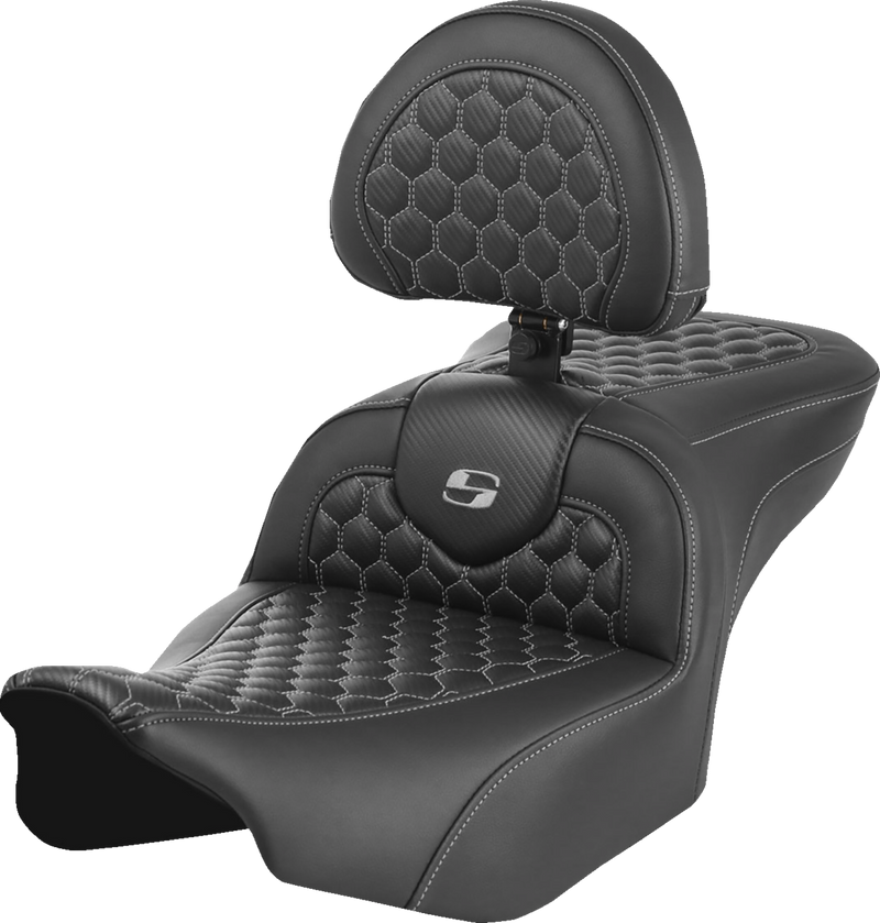 SEAT ROADSOFA HC W/BR GREY STITCH