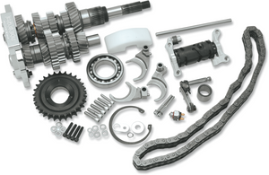 Direct Drive Gear Set - 6-Speed - Polished - '98-'00 Touring/FXR