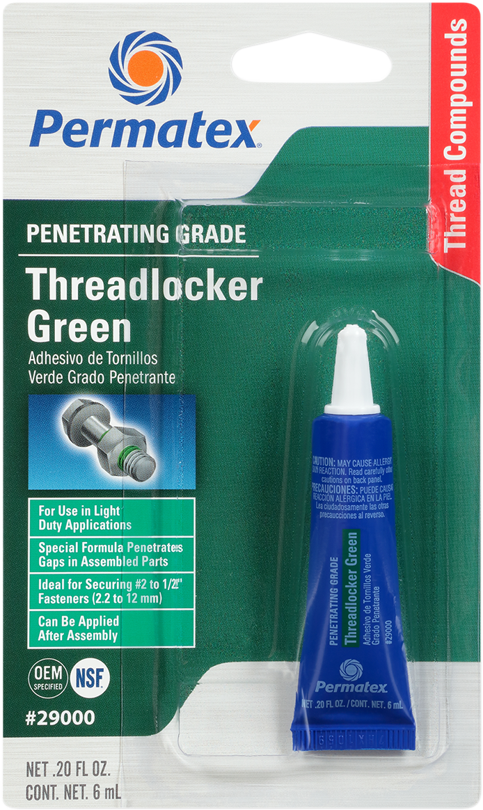 290 Threadlocker - Green - 0.2 US fl oz.