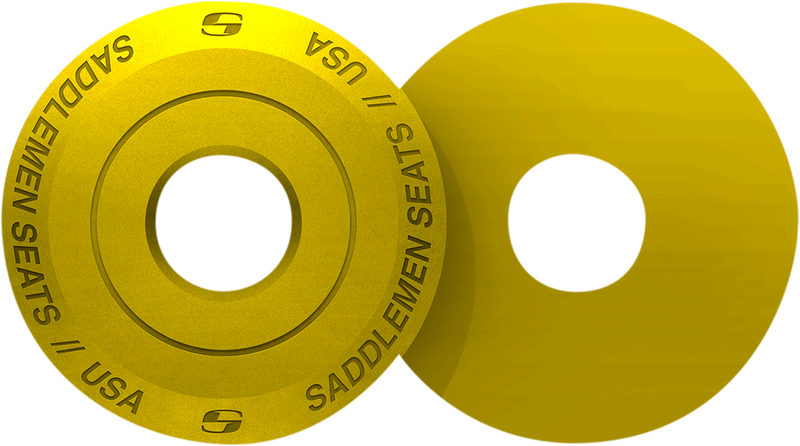 SEAT FENDER WASHER YELLOW
